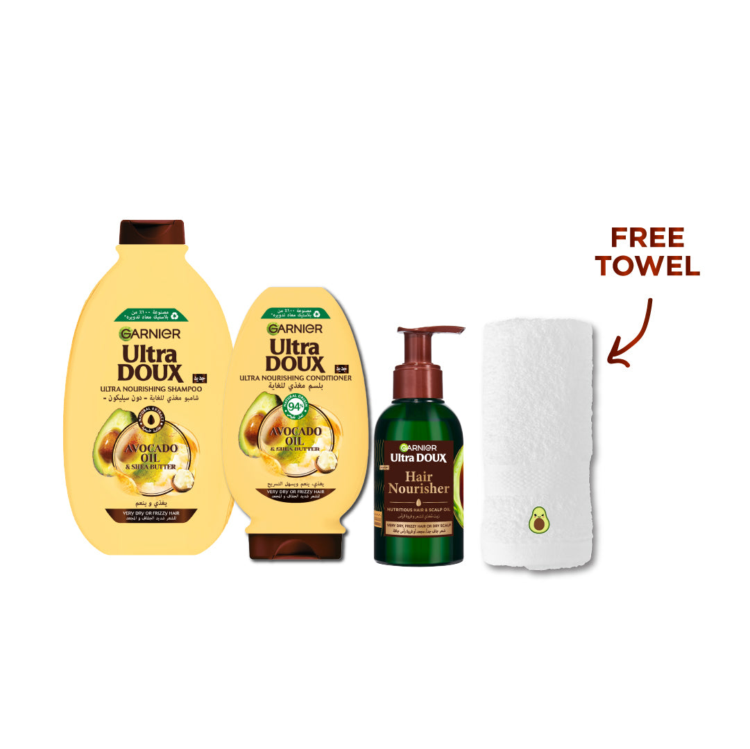 Avocado Shampoo + Conditioner + Oil