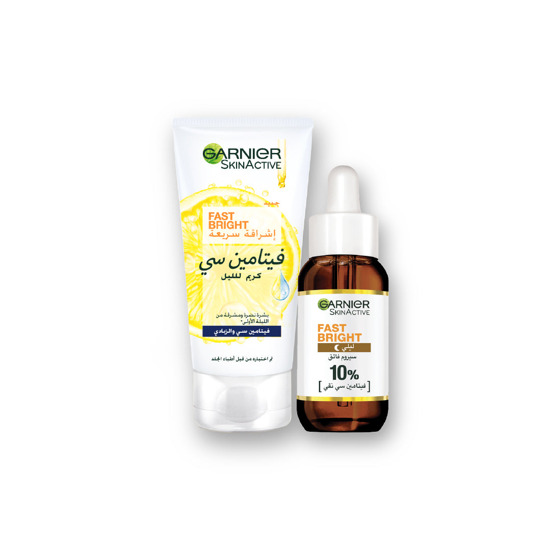 Fast Bright Night Cream + Night Serum