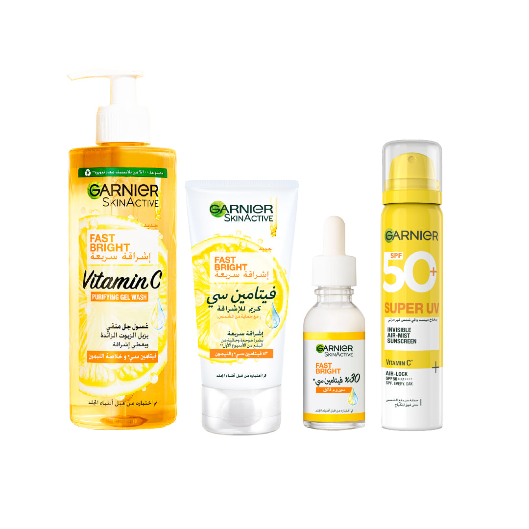 Garnier - Fast Bright Full Routine | MazenOnline