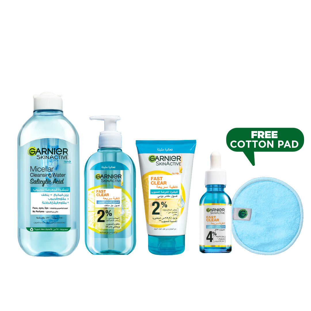 Garnier - Fast Clear Full Routine | MazenOnline