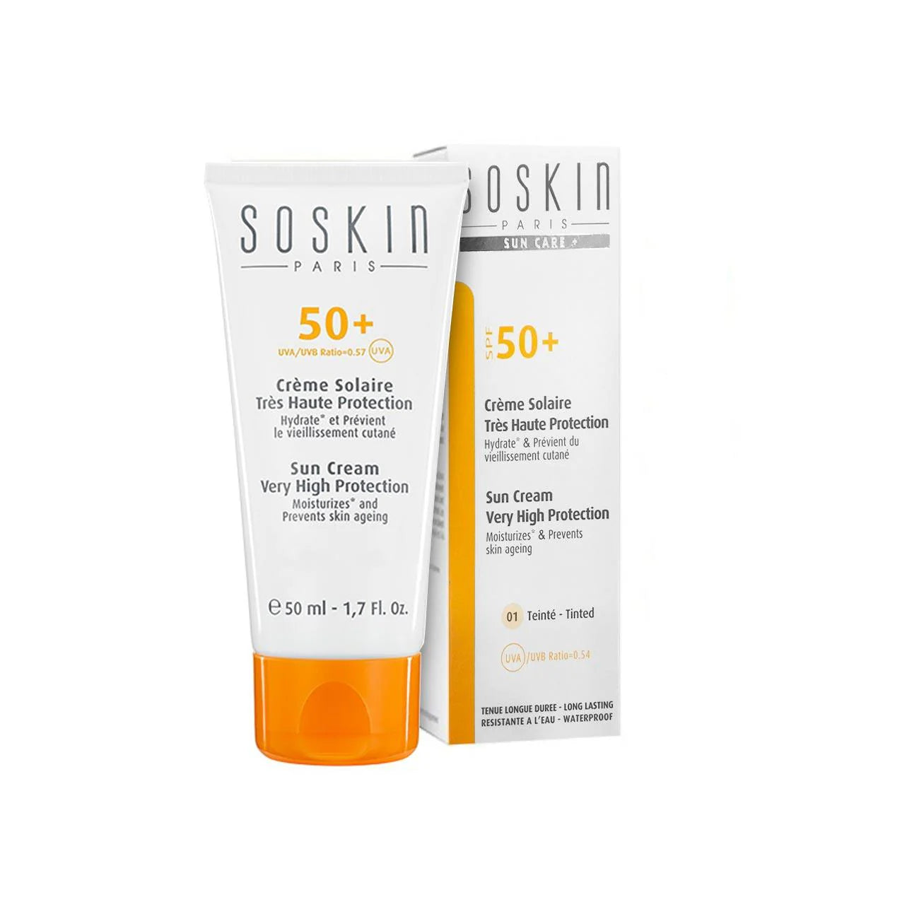 Soskin - Creme Solaire SPF50+ Teinte | MazenOnline