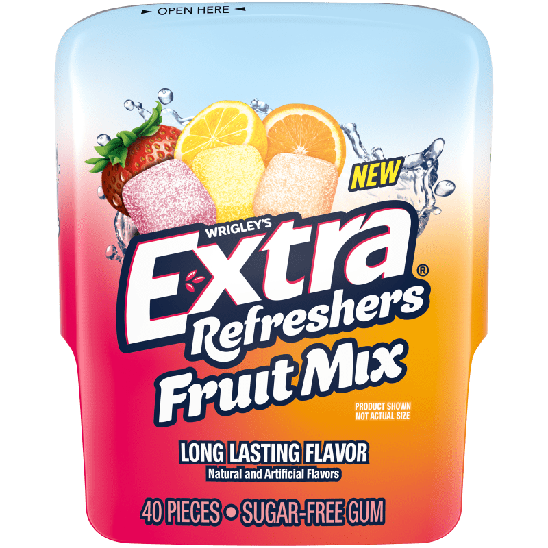Extra Wrigley Mix Fruits 40 Pieces - MazenOnline