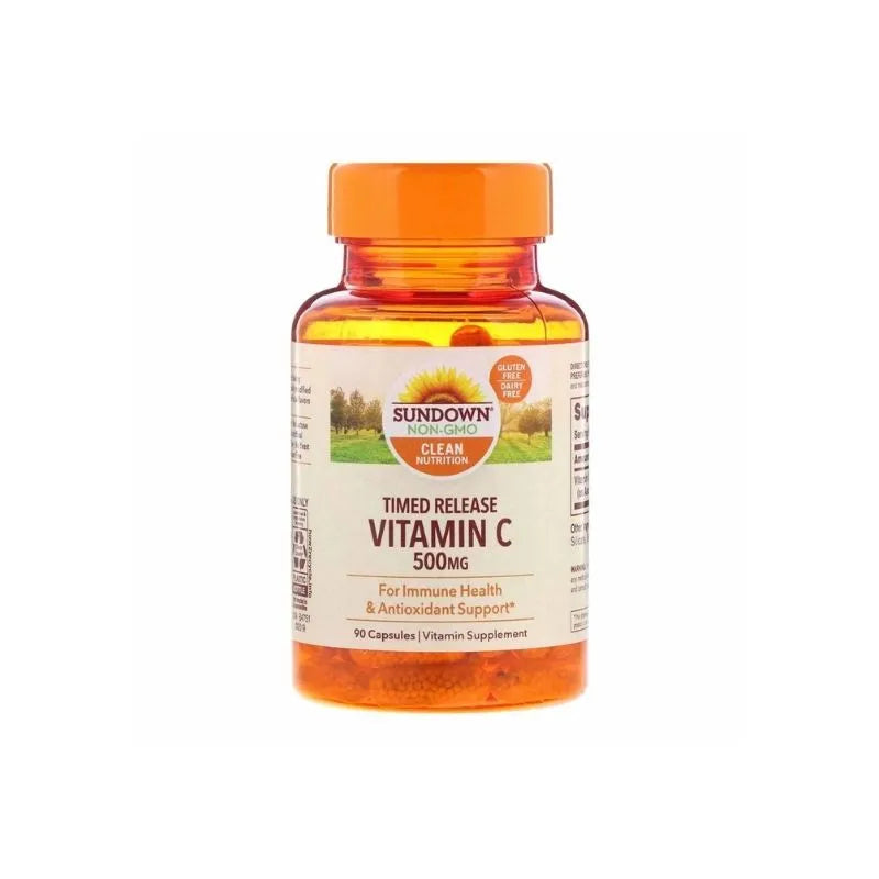 Vitamin C, Timed Release, 500 mg, 90 Capsules - MazenOnline