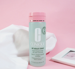 clinique all about clean liquis facial soap