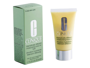 clinique different moist lotion + tube