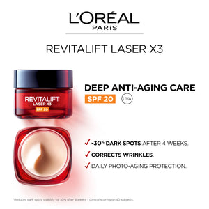 Revitalift Laser Renew Anti-Ageing Cream SPF20 - MazenOnline