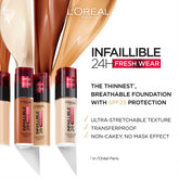L'Oreal Paris 24H Infallible fresh wear Foundation