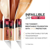 L'Oreal Paris 24H Infallible fresh wear Foundation