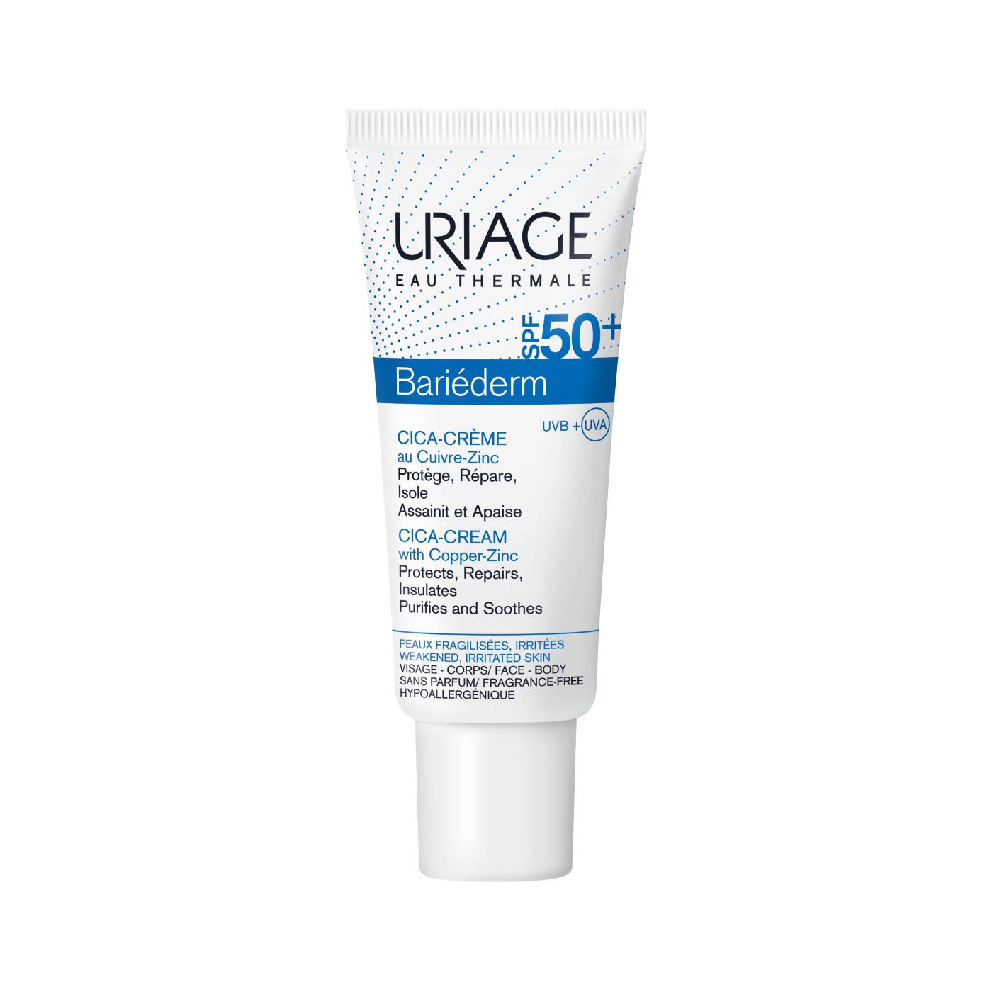 Bariéderm Cica-Cream with Copper-Zinc SPF50+ Weakened Irritated Skin - MazenOnline