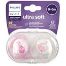 Ultra Soft Soother 0-6M  Pack of 2 - MazenOnline