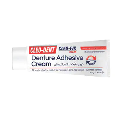 Cleo-dent Denture Adhesive cream 40g - MazenOnline