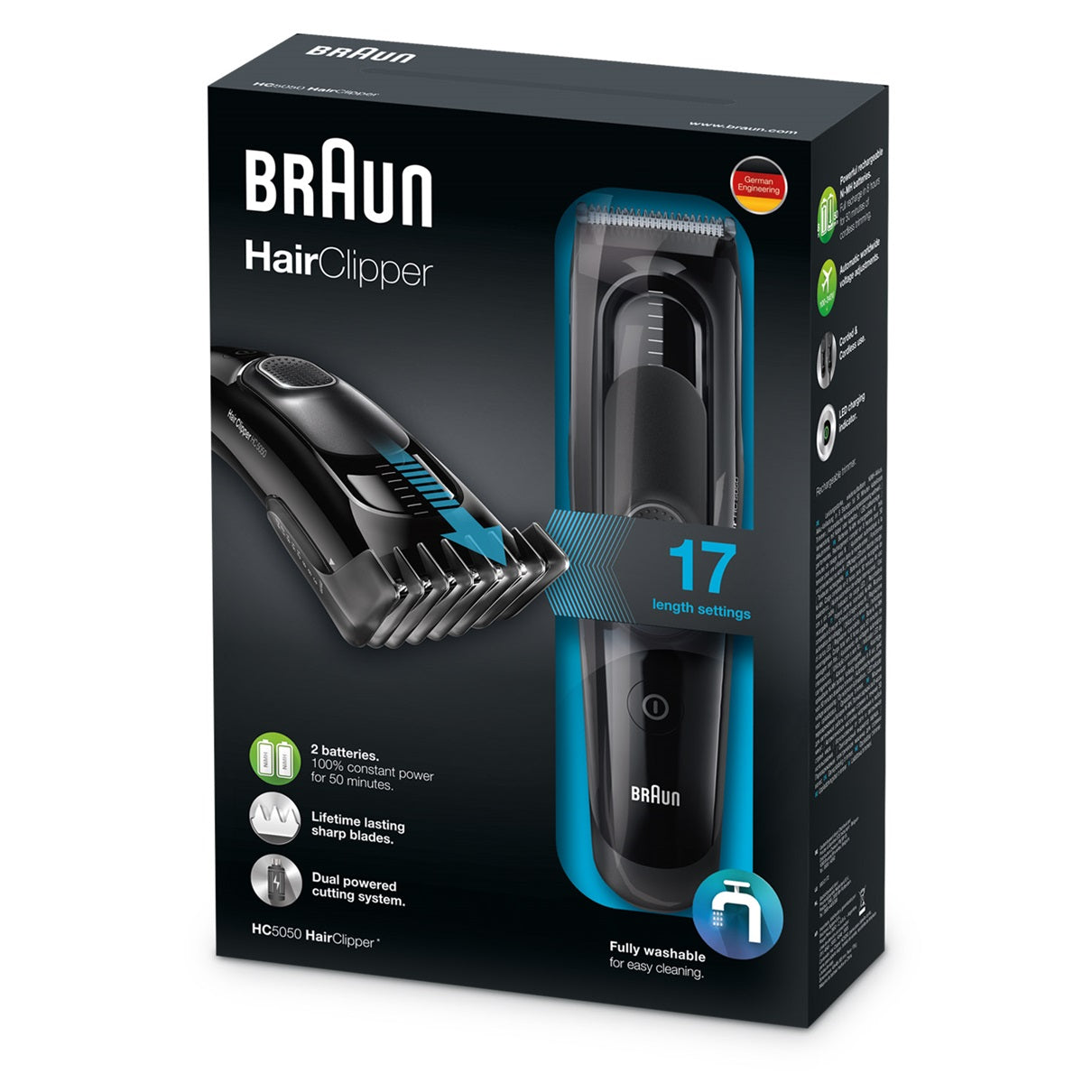 Braun Hair Clipper HC5050 - MazenOnline