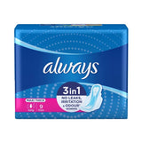 Always Maxi Thick Long 3-in-1, 9 Pads - MazenOnline
