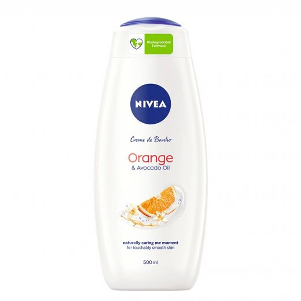 NIVEA SHOWER CREAM ORANGE AVOCADO OIL 500ML - MazenOnline