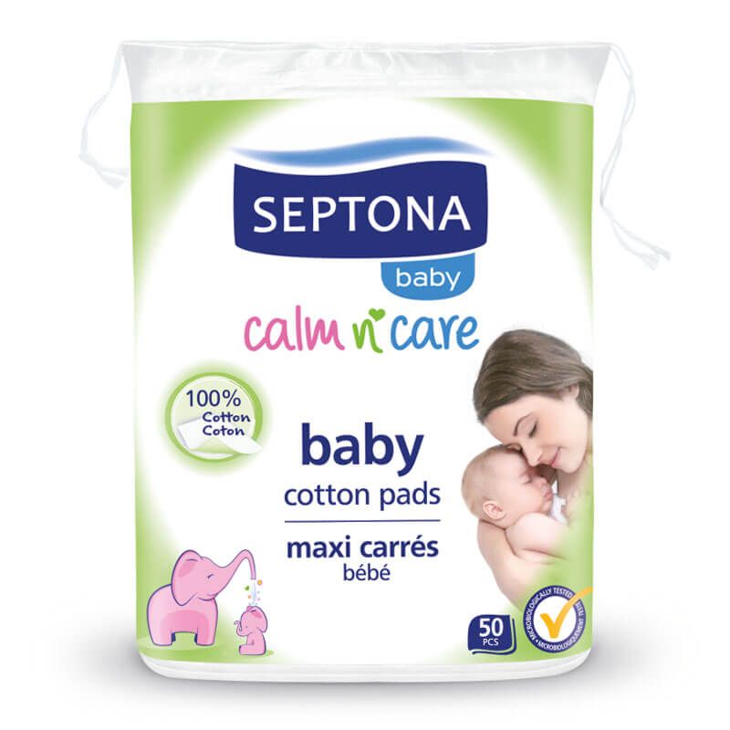 Baby Calm N Care Cotton Pads 50Pcs - MazenOnline