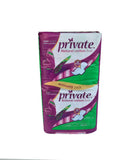 Private Maxi Pocket Natural Cotton Feel Economy Pack Normal With Wings 7MM *20 Pads - MazenOnline
