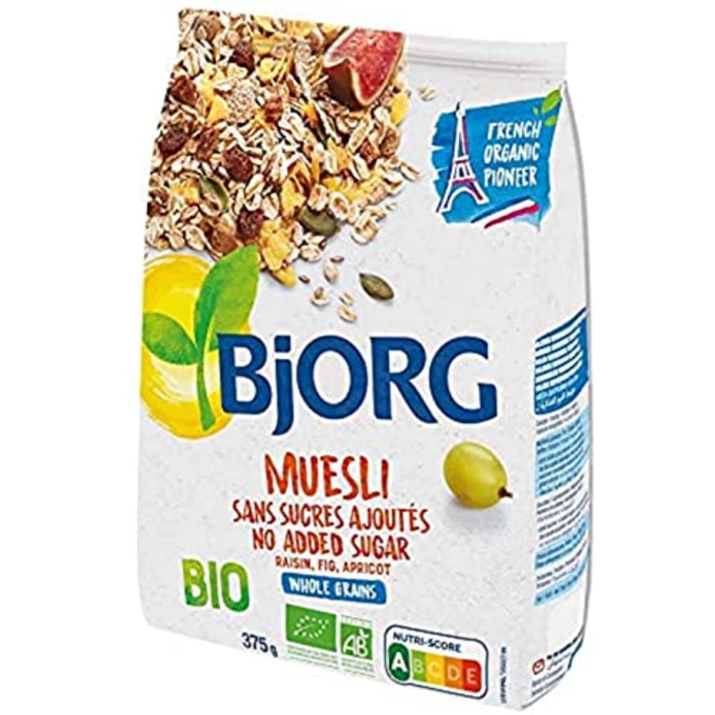 Essayez Bjorg Céréales muesli BIO sans sucres ajoutés 375g