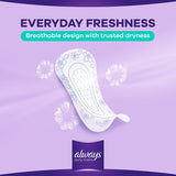 Always Daily Liners Comfort Protect, Normal, 60 Count - MazenOnline