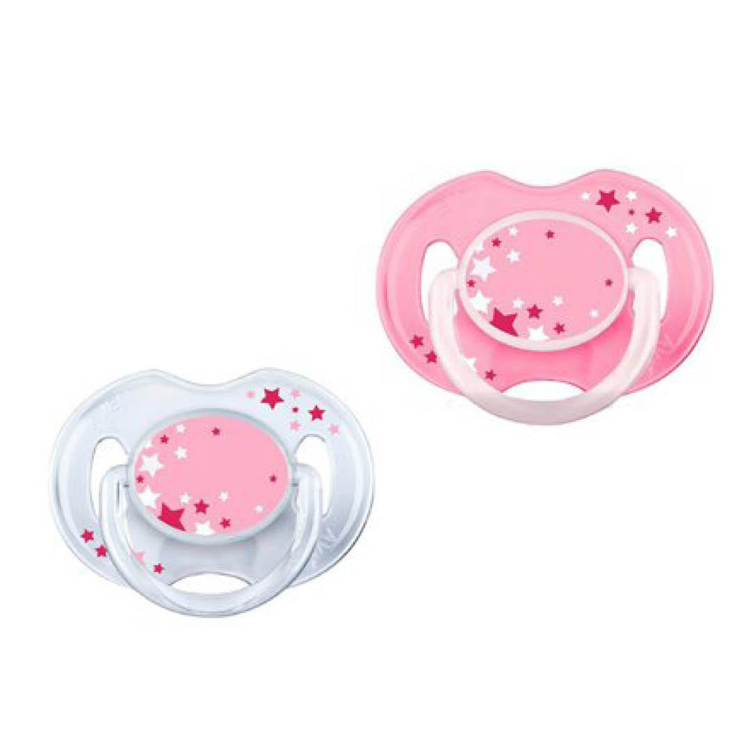 Night Time Pacifier 0-6M - Pack of 2 - MazenOnline
