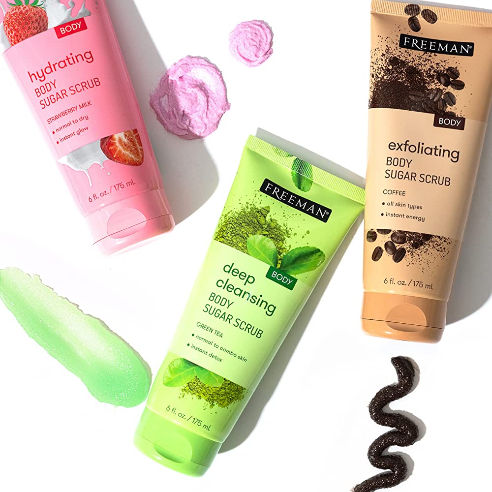 Tube Deep Cleansing Green Tea Body Sugar Scrub 175ml - MazenOnline