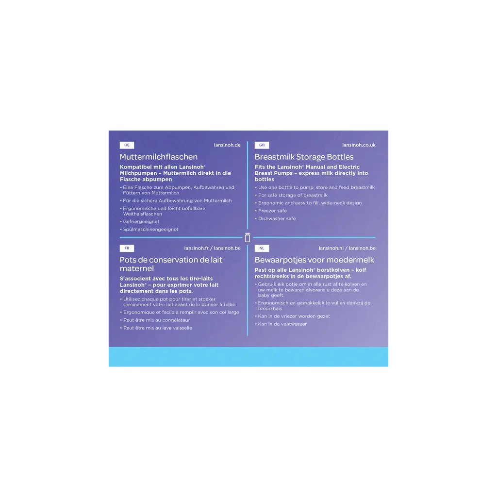 Lansinoh Breast milk Storage Bottles