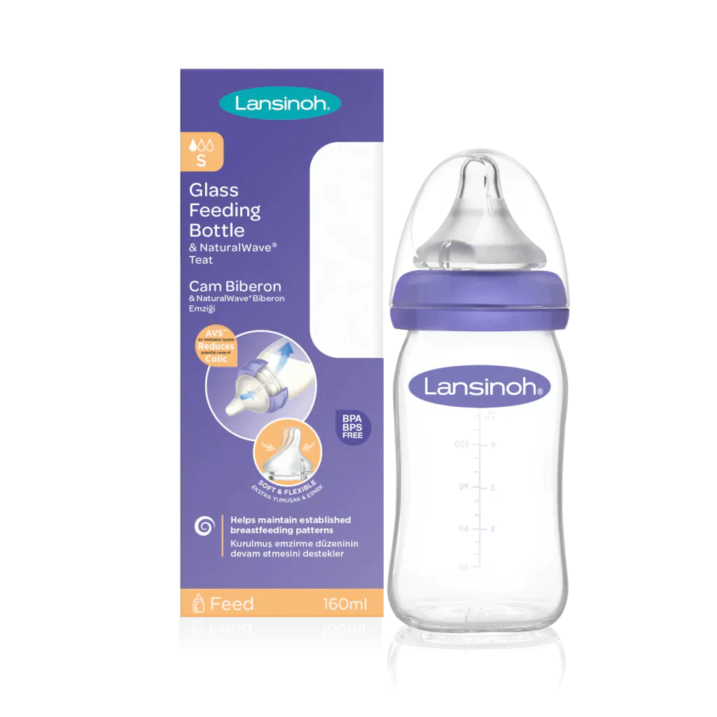 Lansinoh Glass Feeding Bottle