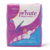 Private Maxi Pocket 30 Pads Super With Wings - MazenOnline