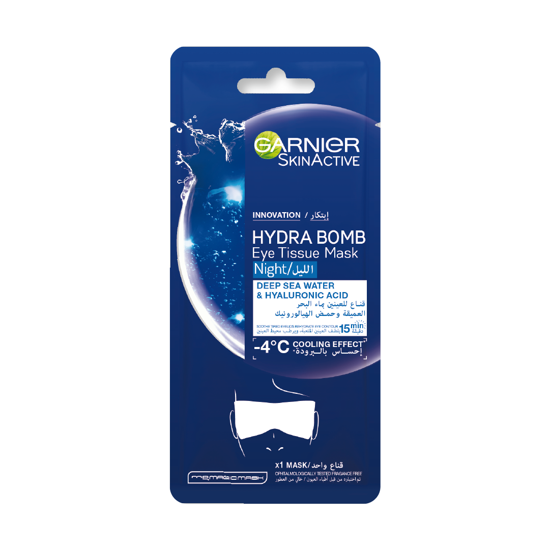 Garnier SkinActive eye tissue mask Hydra Bomb