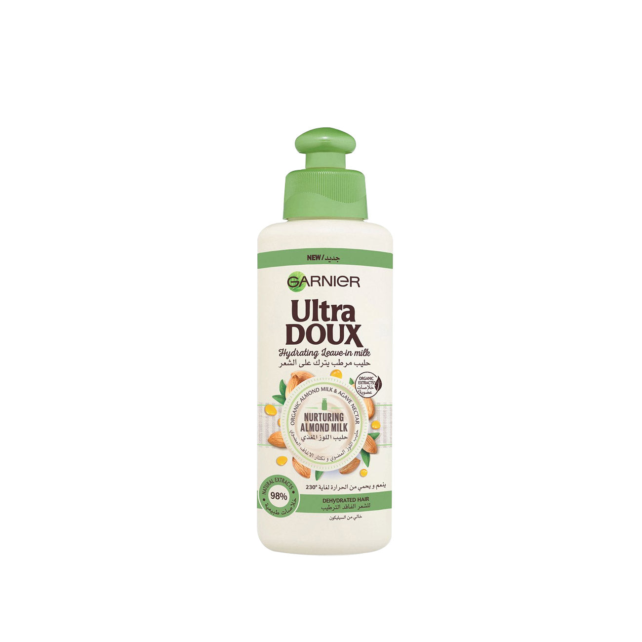 Garnier ultra doux almond milk leave in