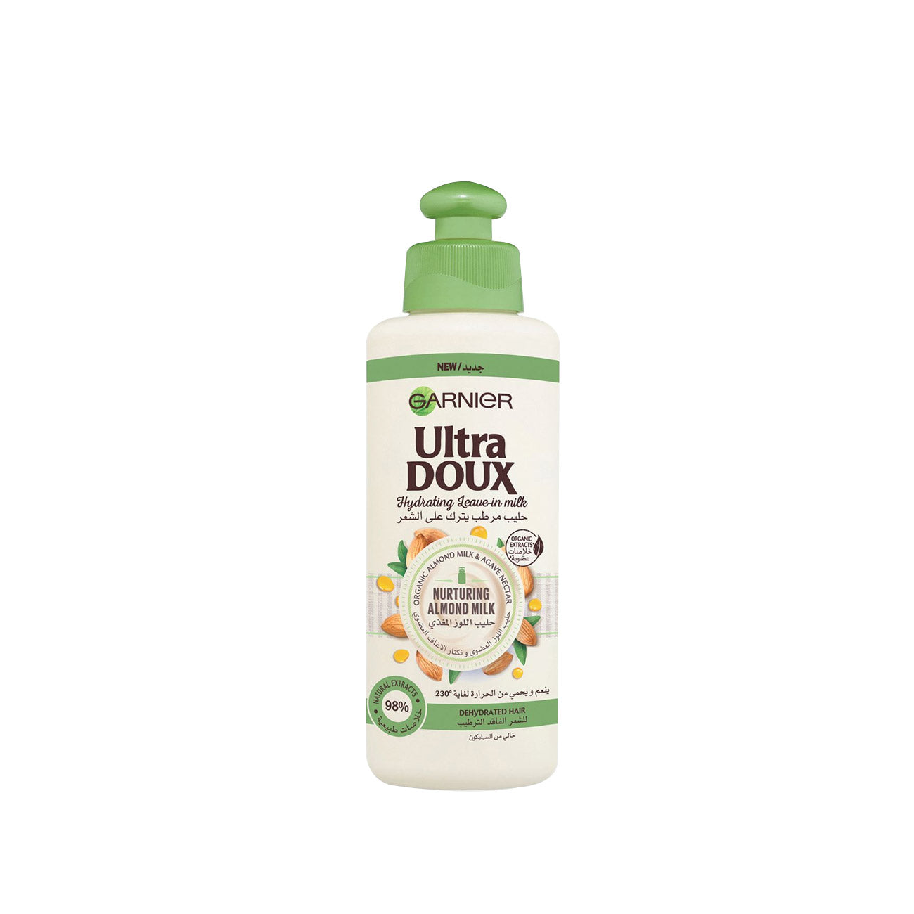 Garnier ultra doux almond milk leave in 