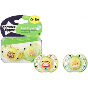 Soother Fun Style 0-6M -Pack of 2 - MazenOnline