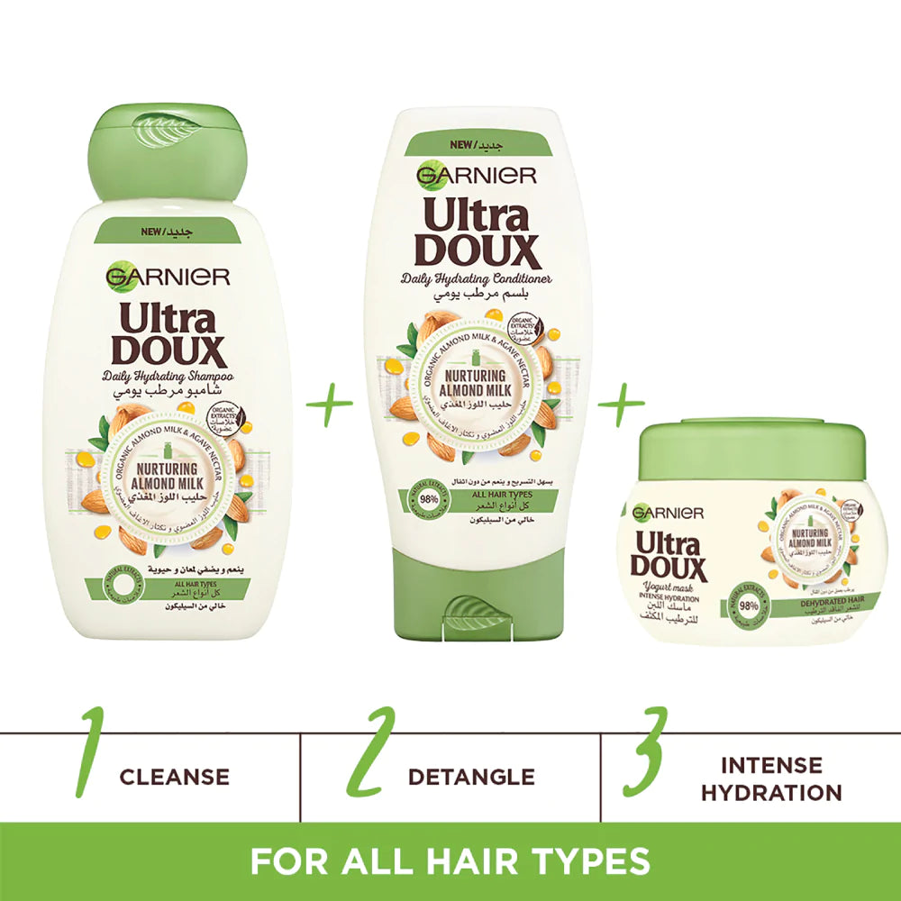Ultra Doux Almond Milk and Agave Nectar Conditioner - MazenOnline