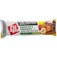 Fitspo Slim Protein Bar Chocolate & Hazlenuts 50 G - MazenOnline