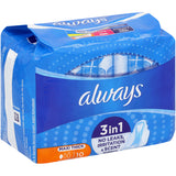 Always Maxi Thick Normal 3In1 10 pads - MazenOnline