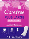 Carefree Plus Large Pantyliners - Light Scent 48pcs - MazenOnline
