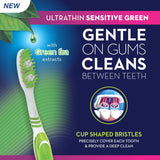 Ultrathin Sensitive (Green) Manual Toothbrush - Pack of 3 - MazenOnline