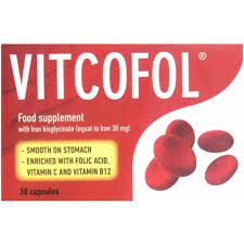 Vitcofol Food supplement 30 Cap - MazenOnline