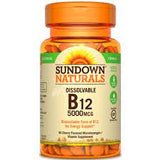 Sundown Sublingual Vitamin B12 60Cap - MazenOnline