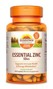 Essential Zinc 50 mg Caplets 100 - MazenOnline