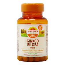 Sundown Naturals Ginkgo Biloba Standardized Extract - 60 mg - 100 Tablets - MazenOnline