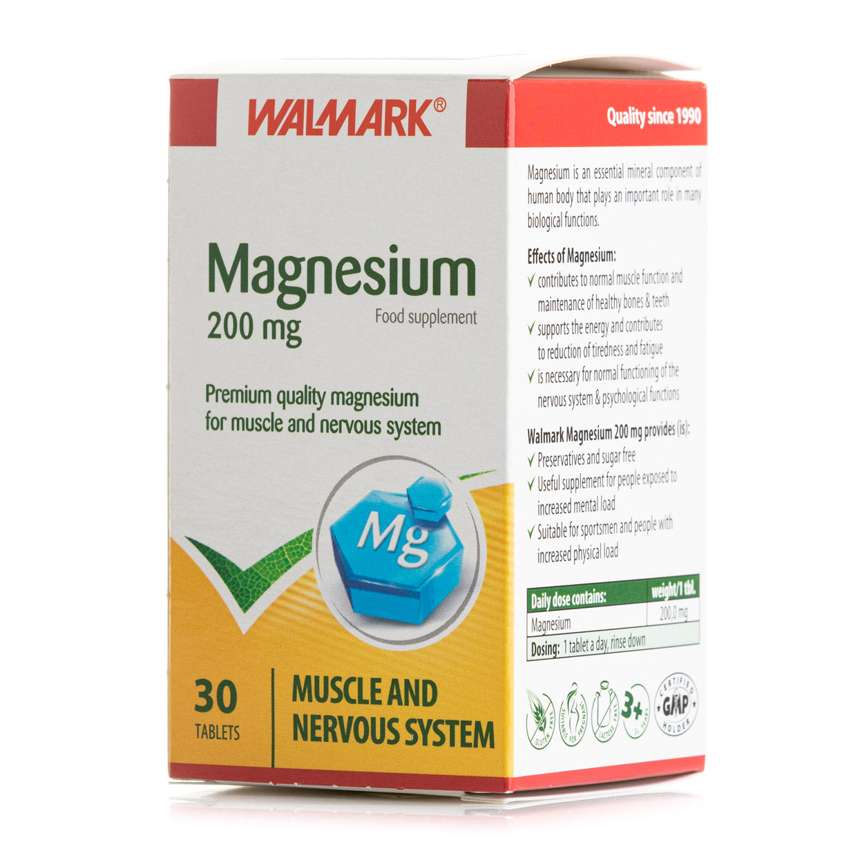 Magnesium 200mg 30 Cap - MazenOnline