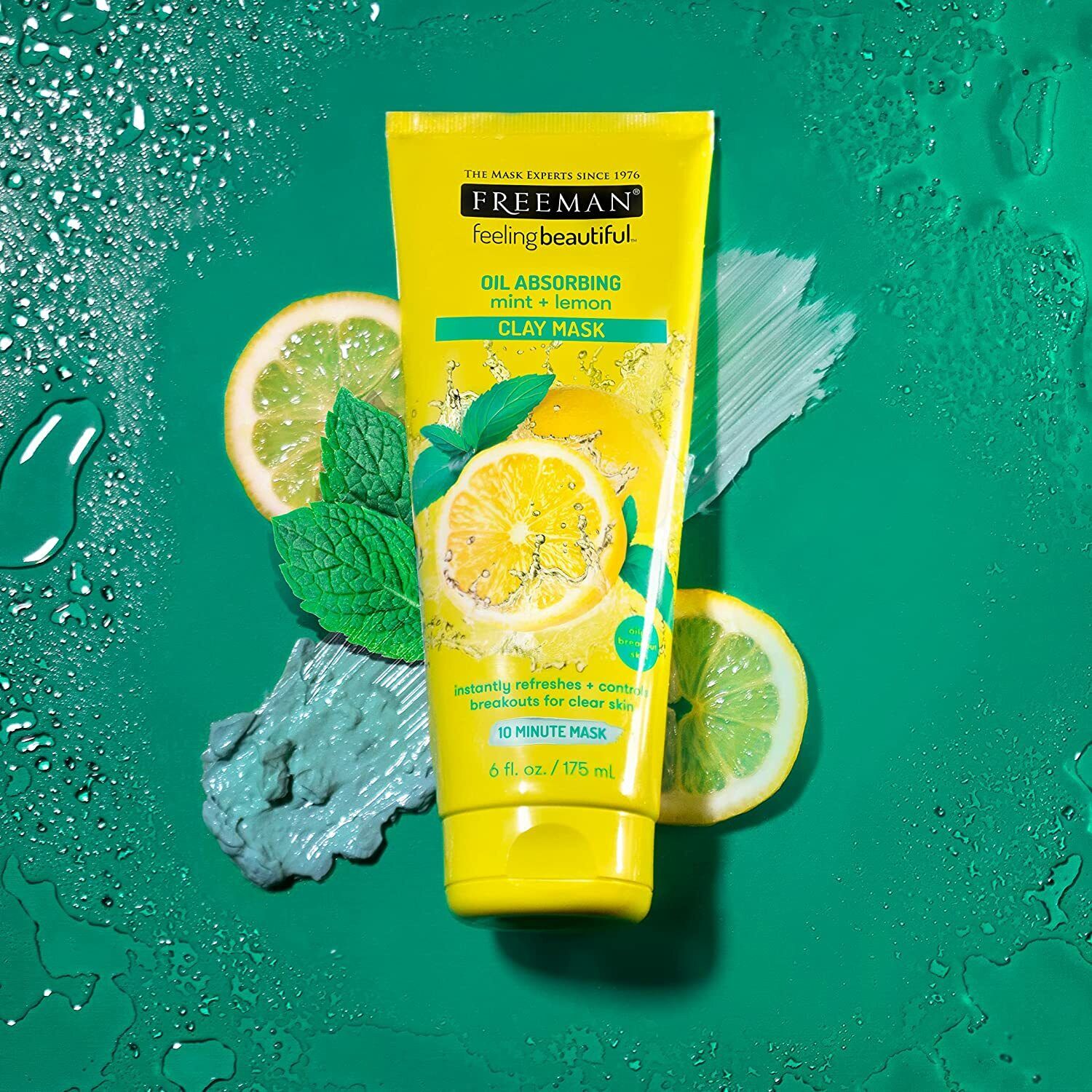 Facial Mask Mint Lemon Clay 175ml - MazenOnline