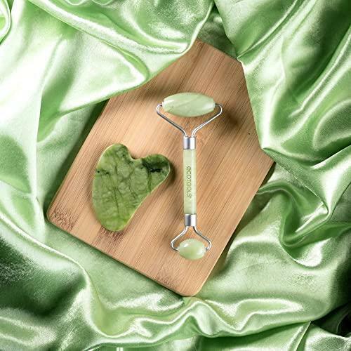 Facial roller and jade gua sha set - MazenOnline