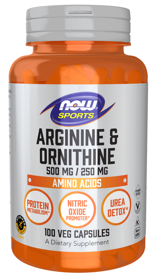 Now - Arginine & Ornithine 500 mg | MazenOnline