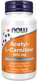 Acetyl-L-Carnitine 500 mg Veg Capsules