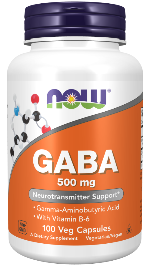 Now - GABA 500 mg Veg Capsules | MazenOnline