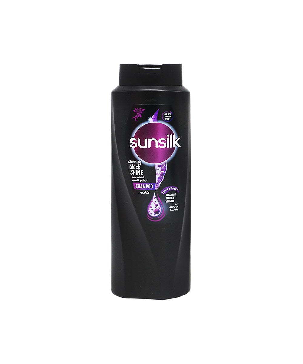 SUNSILK SHAMPOO BALCK SHINE 600ML - MazenOnline