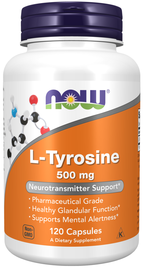 Now - L-Tyrosine 500 mg Capsules | MazenOnline
