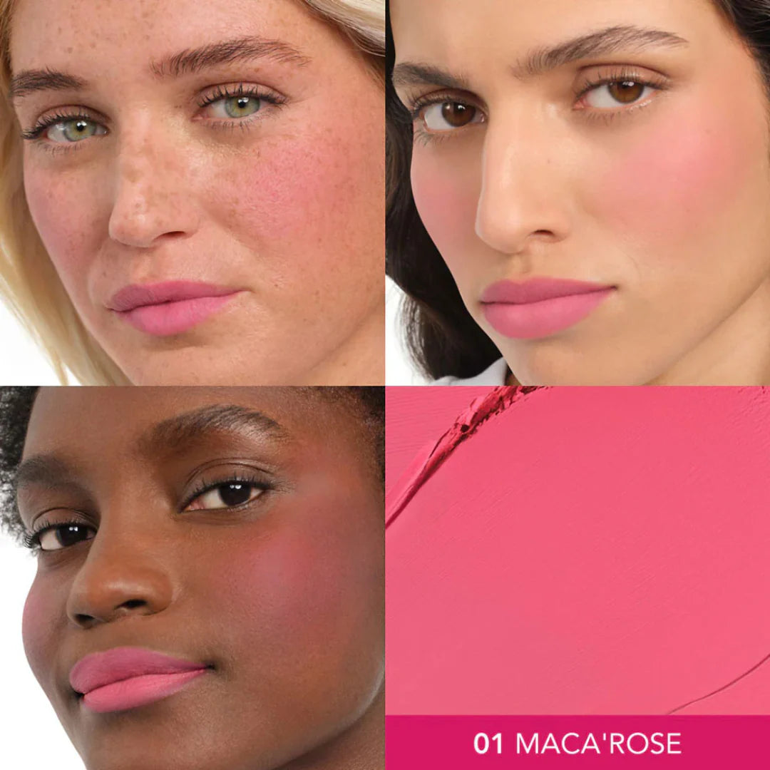 Bourjois Paris - Blush Macaron Melt Lip & Cheek Rose | MazenOnline