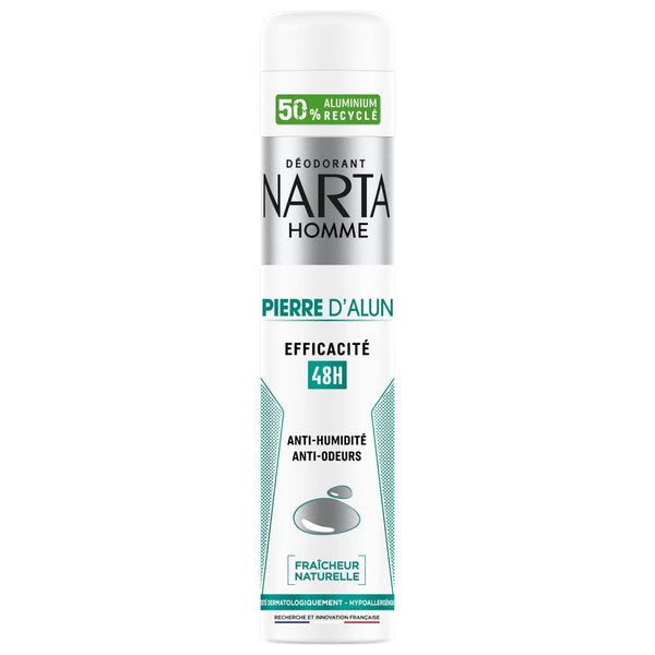 Narta - Homme Déodorant Homme Pierre d'Alun 48h | MazenOnline